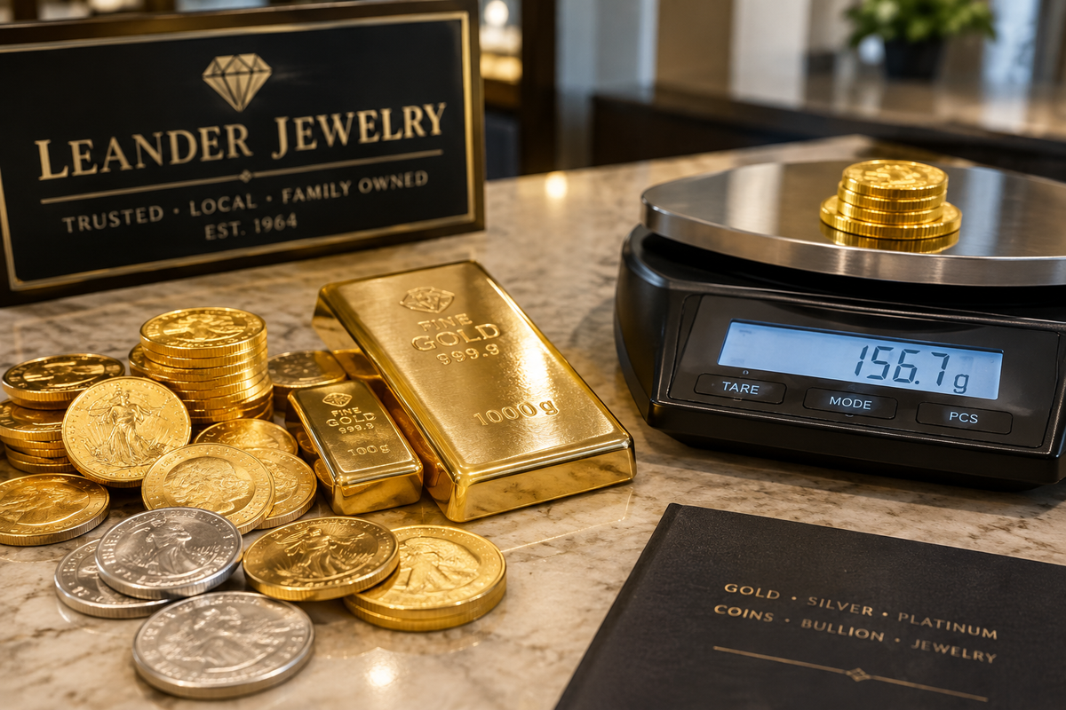 Selling gold coins and bullion in leander tx