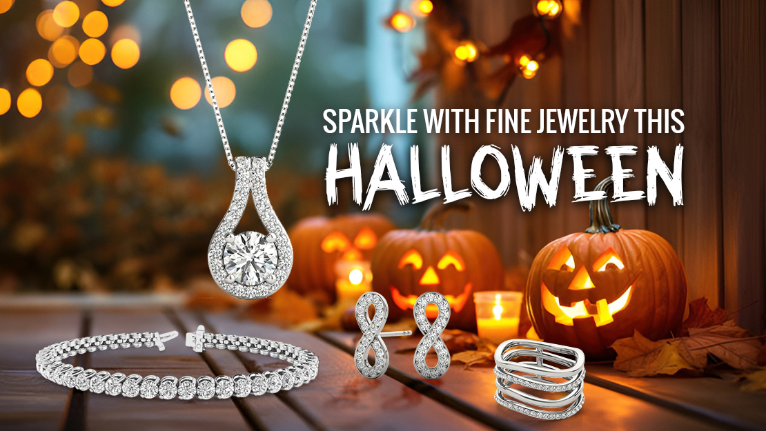 Sparkle with fine jewelry this halloween