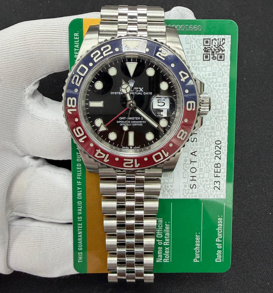 ROLEX GMT MASTER II 126710BLRO
