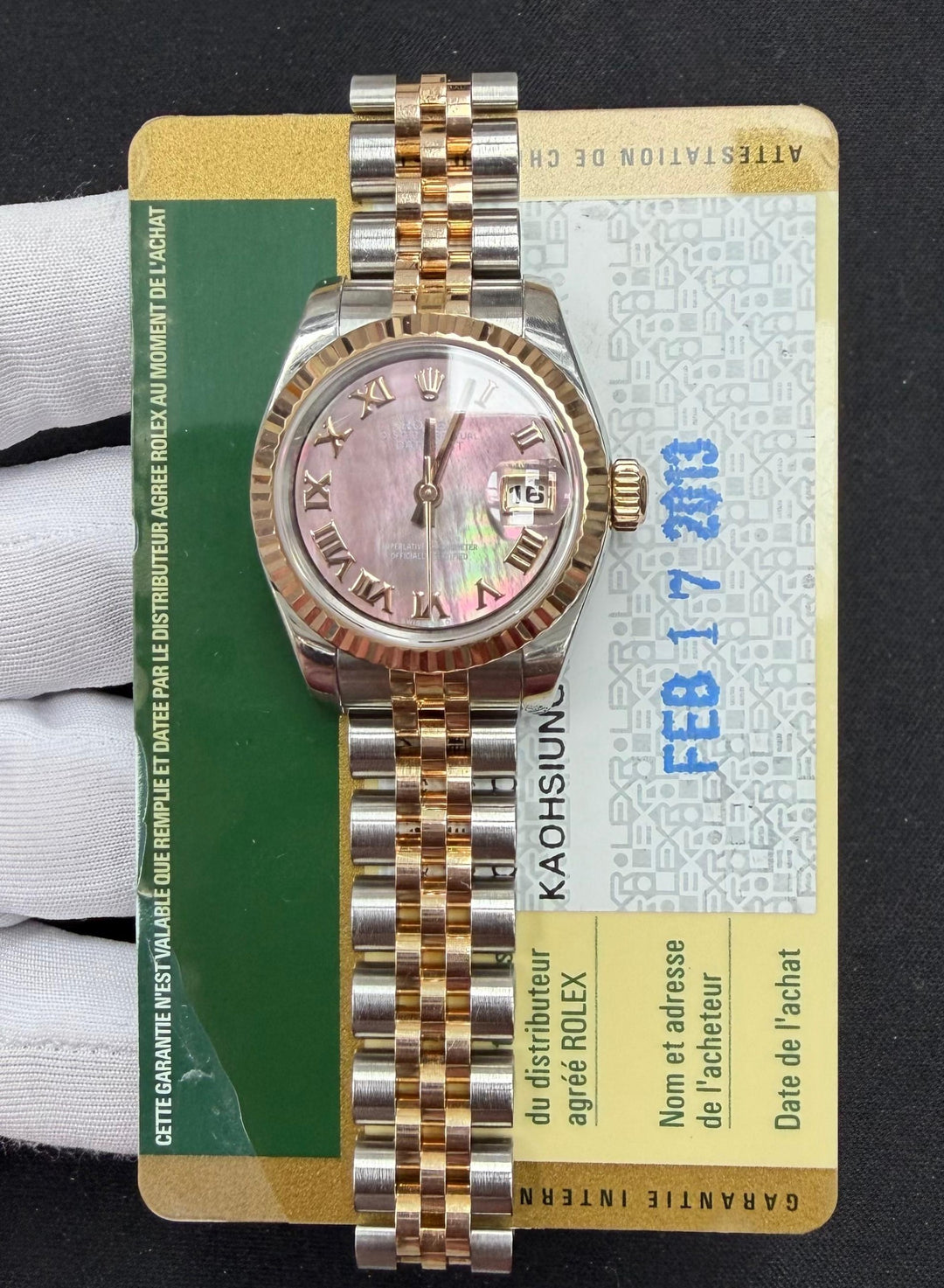 ROLEX LADY DATE JUST 179171