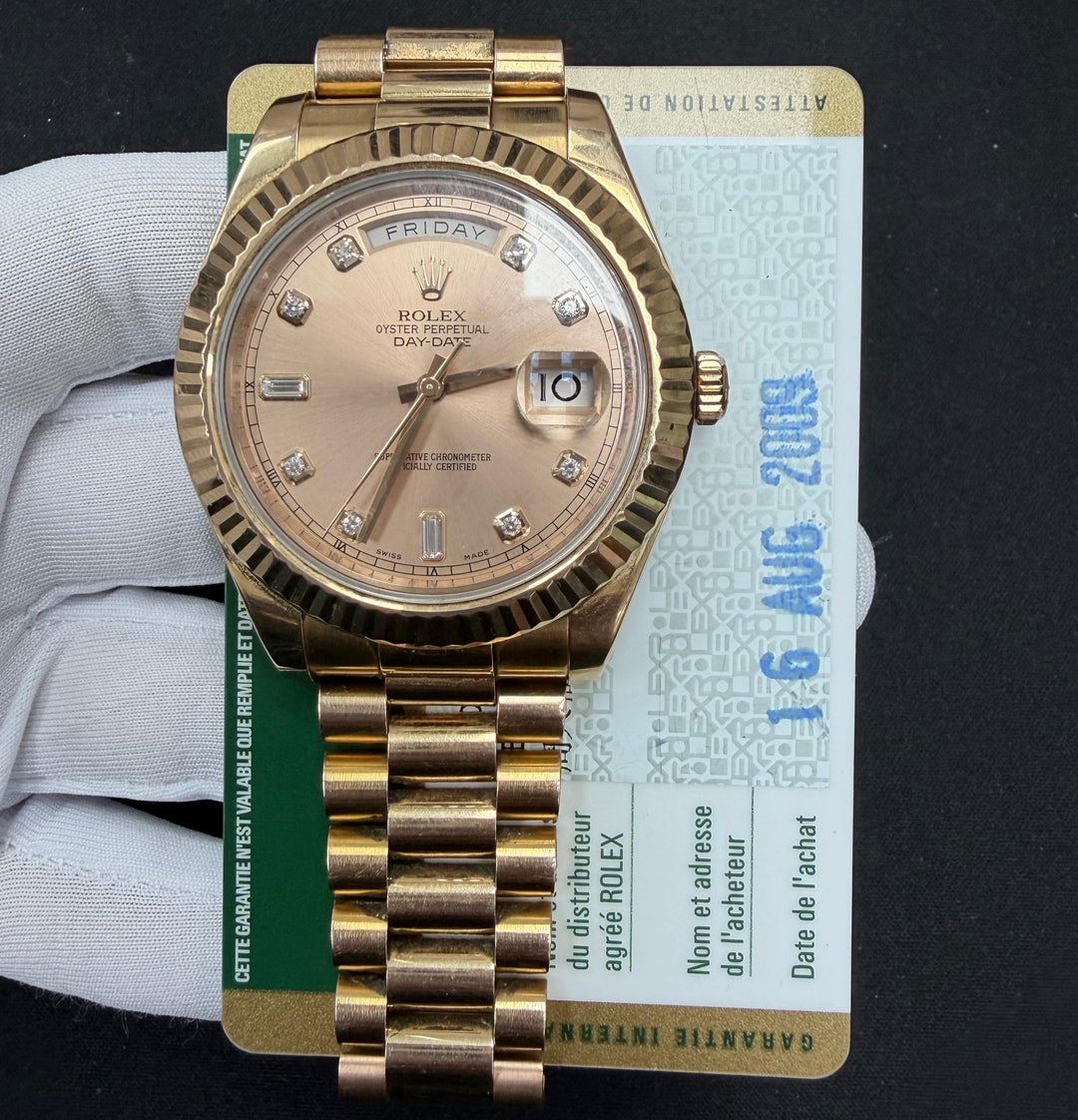 ROLEX DAY-DATE II 218235