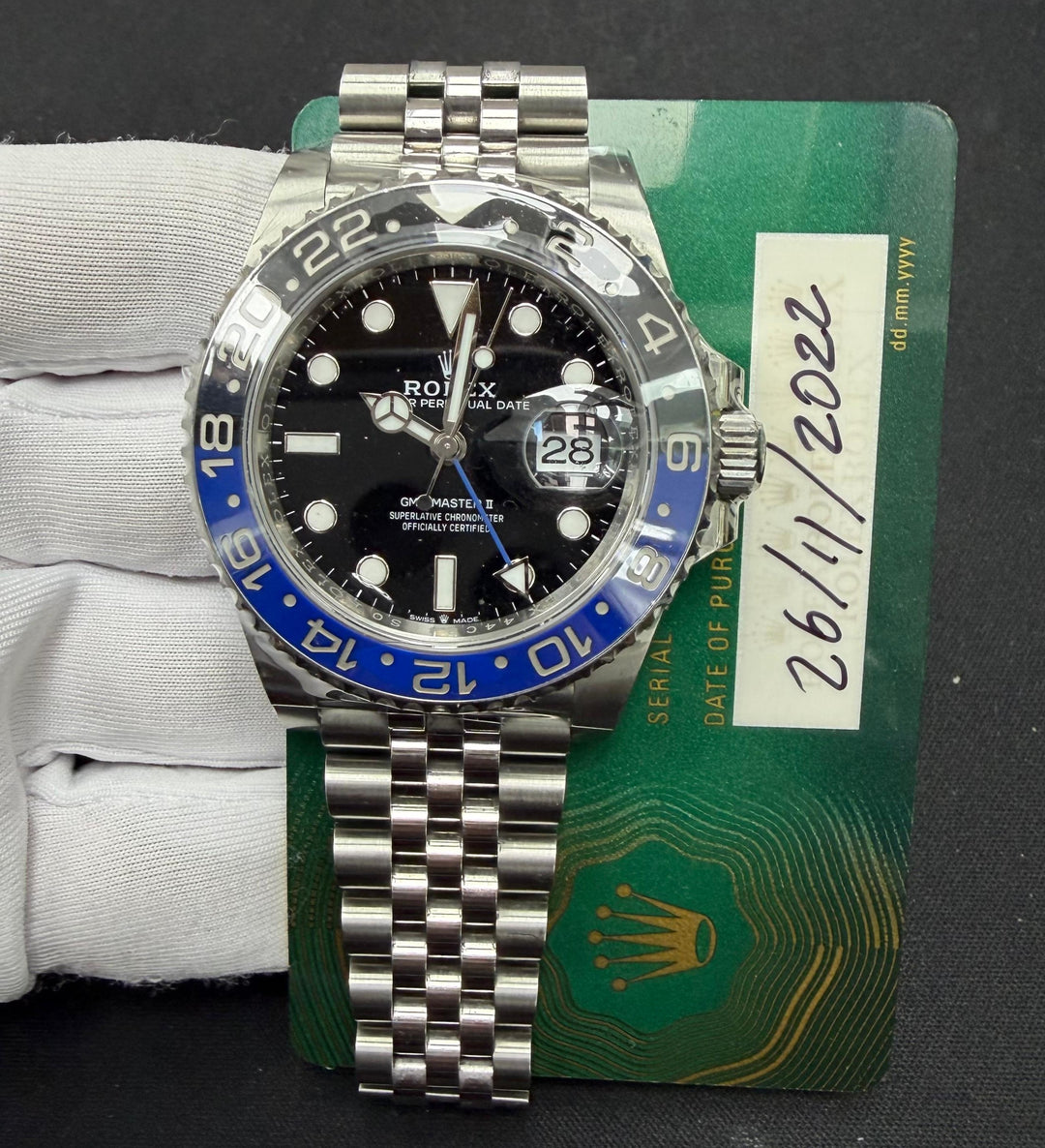 ROLEX GMT MASTER II 126710BLNR