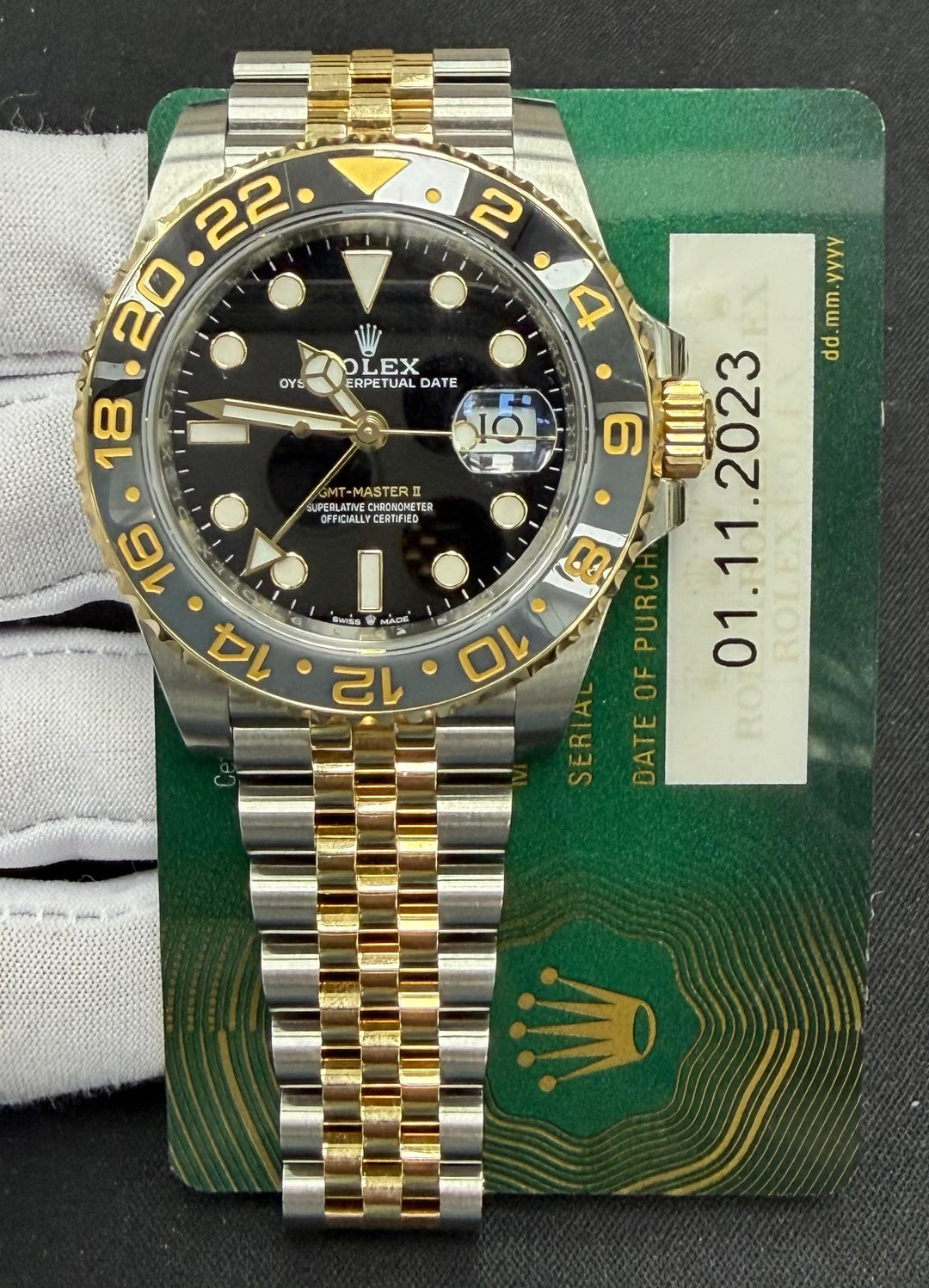 ROLEX GMT MASTER II 126713GRNR