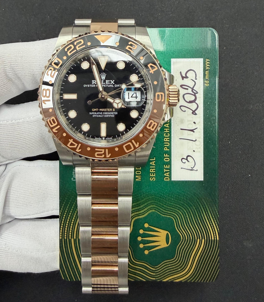 ROLEX GMT MASTER II 126711CHNR