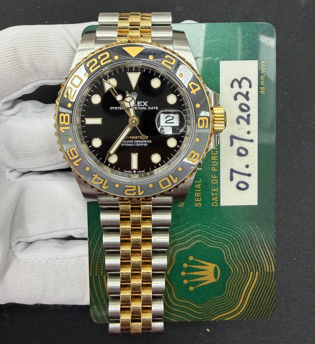 ROLEX GMT MASTER II 126713GRNR