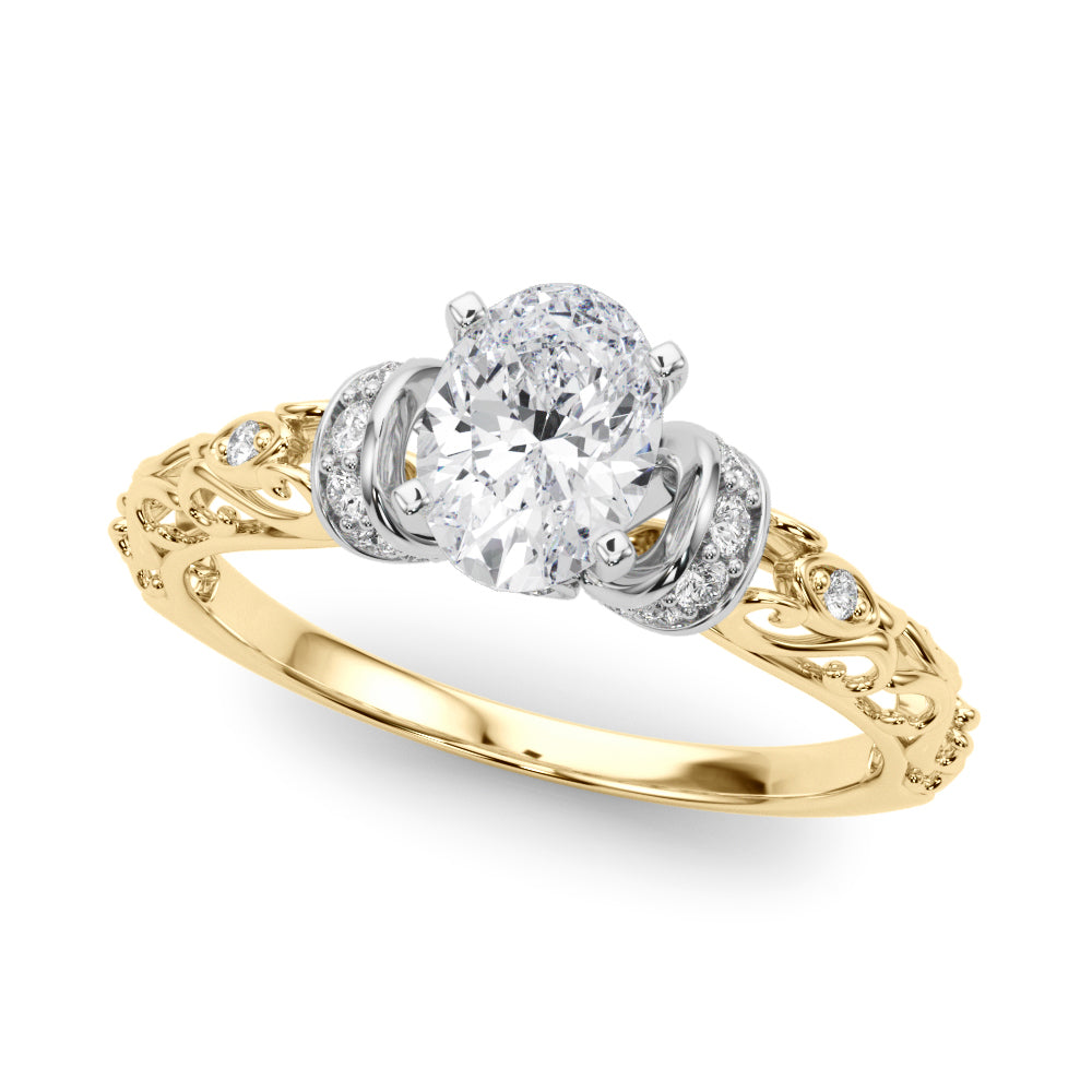Vintage Inspired Engagement Ring - Size 7.25