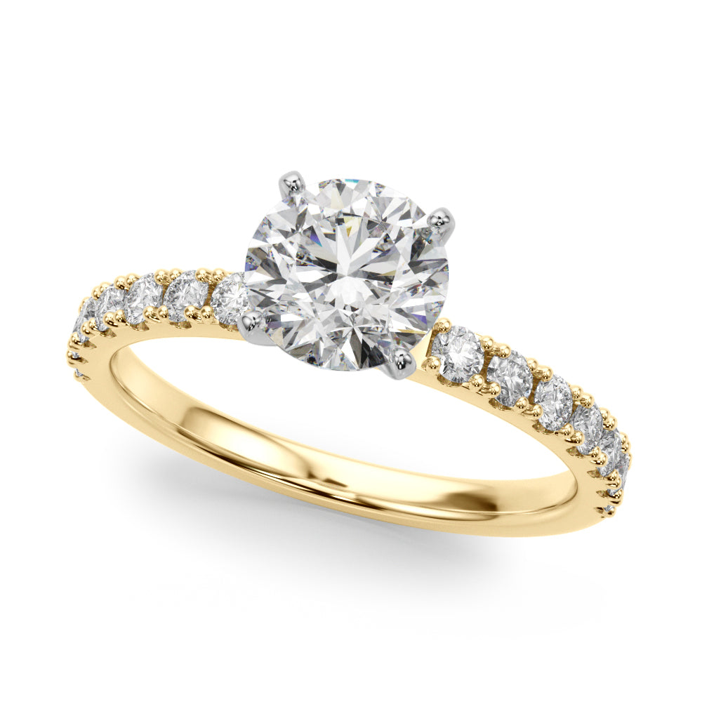 Single Row Engagement Ring - Size 8