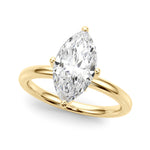 Load image into Gallery viewer, Floral Marquise Engagement Ring – Setting (Size 7.75)
