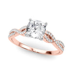 Load image into Gallery viewer, Infinity Engagement Ring – Setting (Size 7.5)
