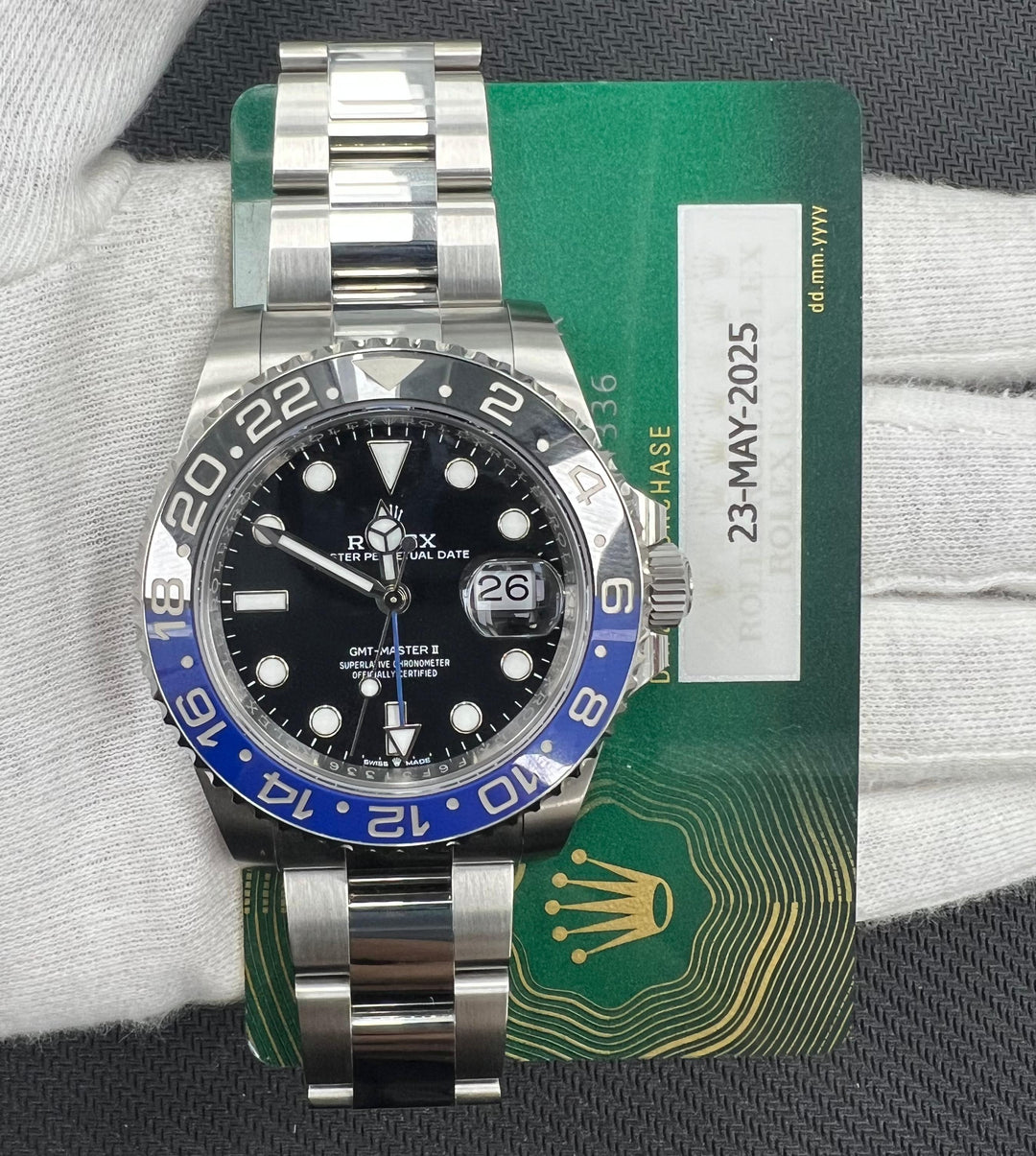 ROLEX GMT MASTER II 126710BLNR