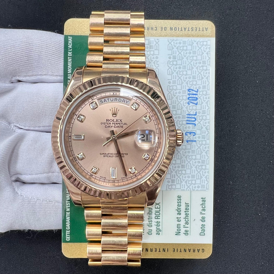 ROLEX DAY-DATE II 218235