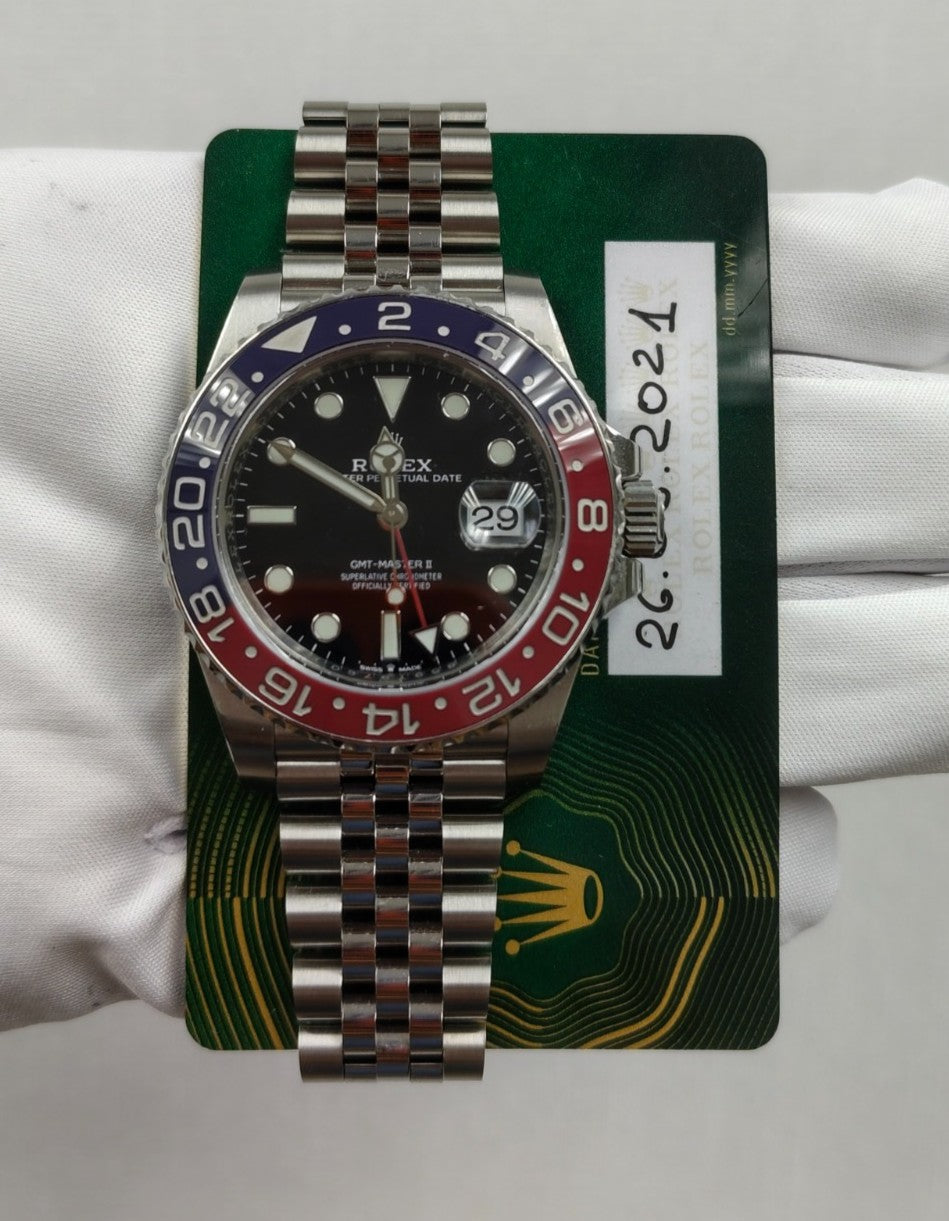 ROLEX GMT MASTER II 126710BLRO