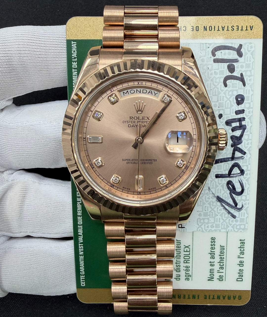ROLEX DAY-DATE II 218235