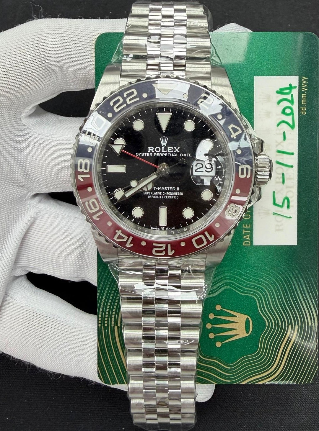 ROLEX GMT MASTER II 126710BLRO