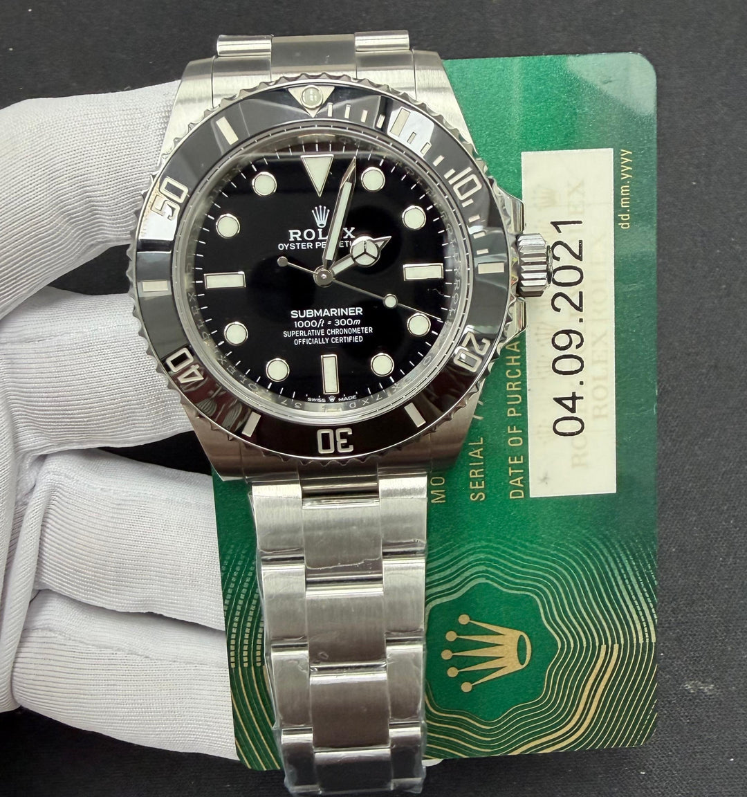 ROLEX SUBMARINER NO DATE 124060