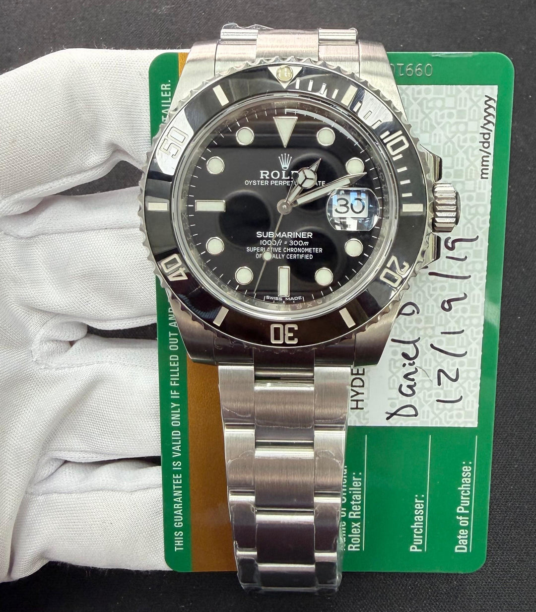 ROLEX SUBMARINER DATE 116610LN