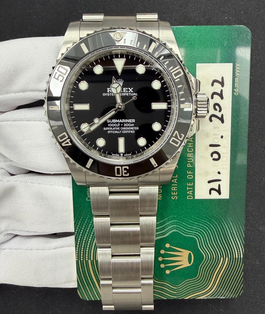 ROLEX SUBMARINER NO DATE 124060