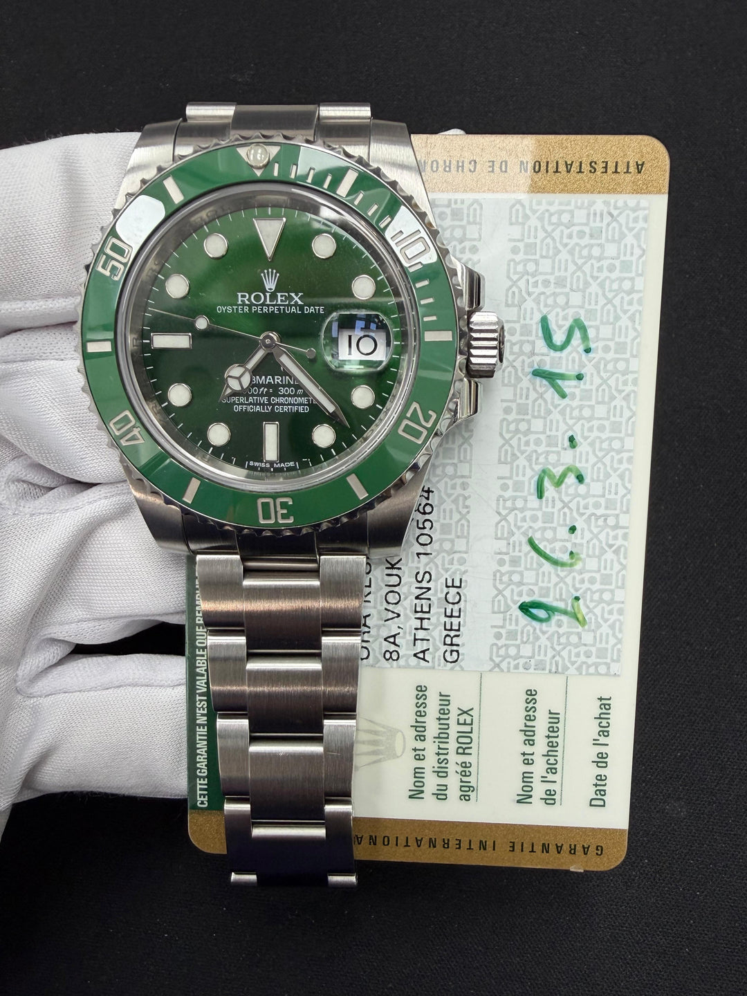 ROLEX SUBMARINER DATE 116610LV