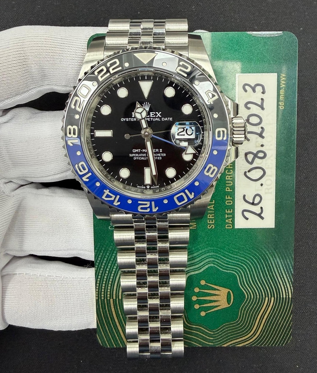 ROLEX GMT MASTER II 126710BLNR