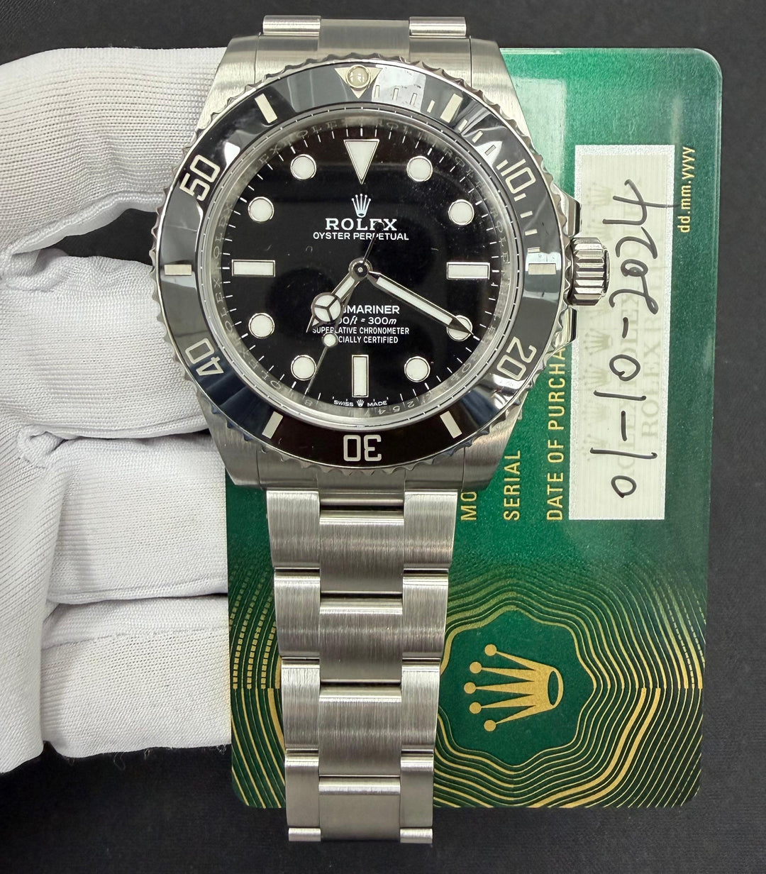 ROLEX SUBMARINER NO DATE 124060
